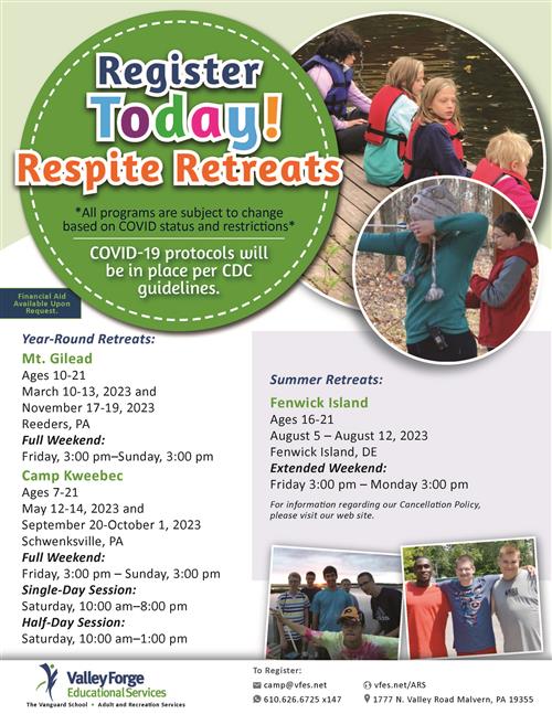 School Age Respite Retreats